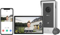 Interfonos CP5, con WiFi, EZVIZ, EZVIZ Videoportero WiFi Sistema de Intercomunicación 1080P, 7'' Monitor Táctil a Color, Timbre Video Mirilla 2 Hilos