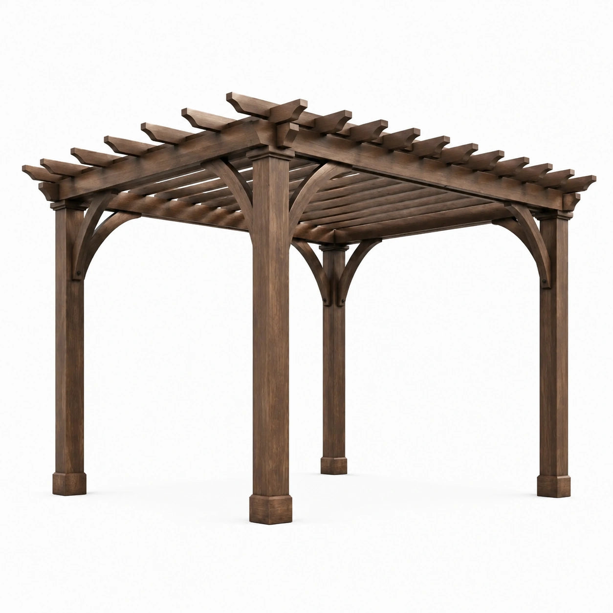 Pérgola de Madera para Exterior 3x3m