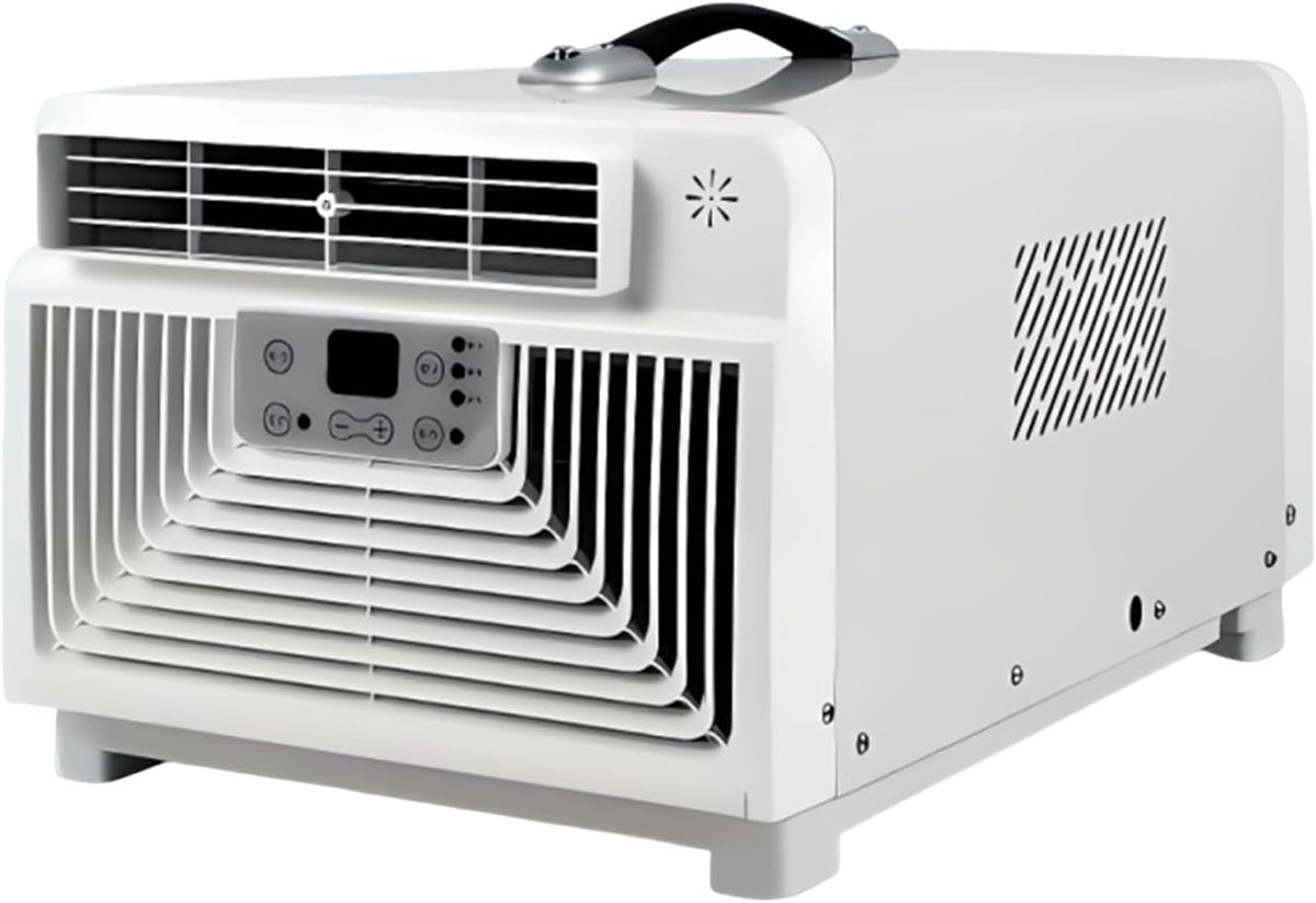 aire acondicionado, 300W, Acentesoft, Mini Split para Camping Tienda de Campaña, Pequeño Climatizador 300W Bajo Consumo para Autocaravana, Sin Desagüe