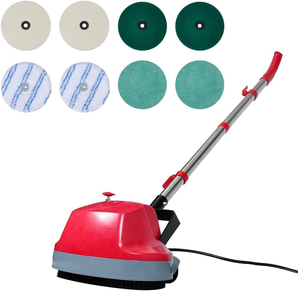 vidaXL Máquinas pulidoras, vidaXL Máquina limpiasuelos pulidora con Cabezal Doble 5 en 1