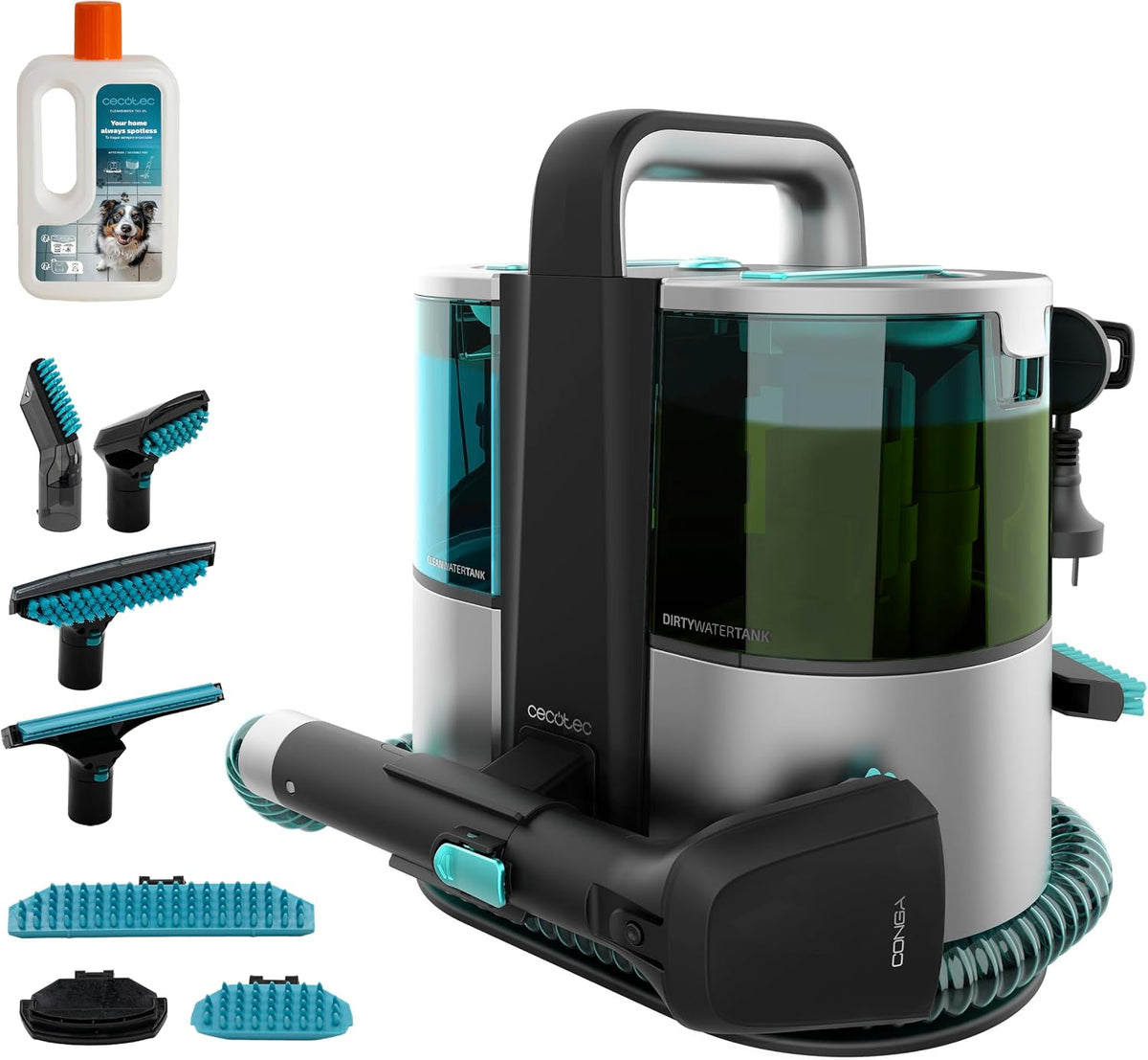 aspirador, Cecotec, Limpiador Tapicerias Conga 6000 Carpet&Spot Clean XL
