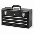 Caja de herramientas de acero con 3 cajones y cerradura 51cm