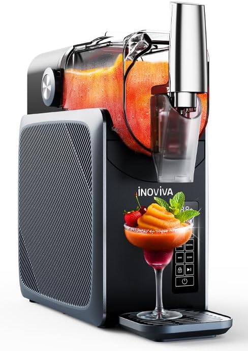 Granizadora Maquina INOVIVA S1.2, 2 l, sin hielo, de 2 l, para el hogar, con autolimpieza, 5 programas preestablecidos