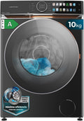 lavadora, cuero, Cecotec, 10Kg Carga Frontal Bolero DressCode 10980 Direct Drive Steel