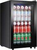 frigorífico KRC-68GE, 18 °C, 38 dB, con iluminación LED, azul, Kalamera, nevera pequeña para botellas con panel de control táctil, 68 litros
