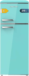 frigorífico, 148,2 cm, 215 L, vidrio, verde, Cecotec, 2 cm y 55, 2 cm de Ancho