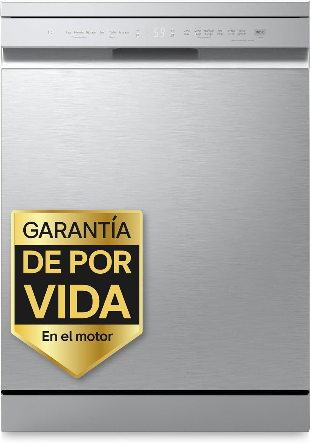 LG DF273FV lavavajillas, control inteligente, Bandeja para Cubiertos, Smart Diagnosis, Capacidad 14
