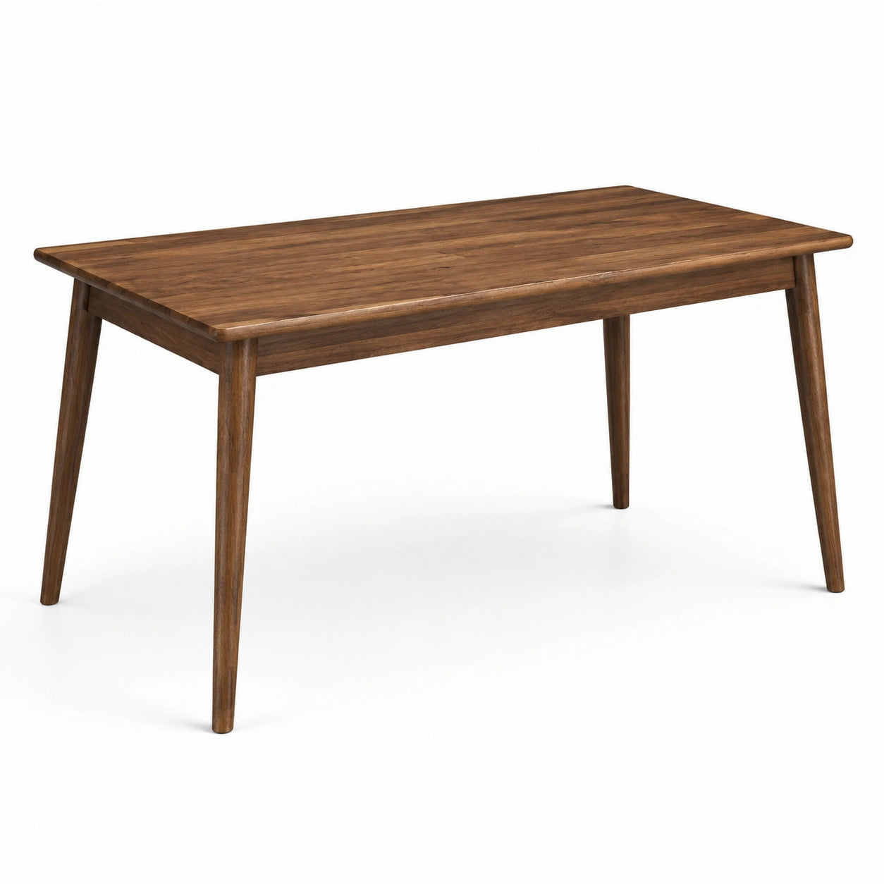 Mesa de comedor de madera de nogal