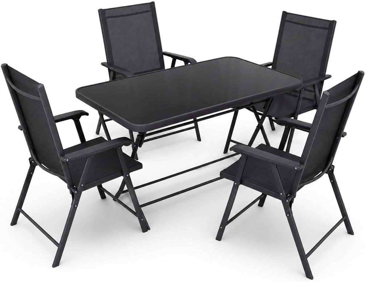 silla, 110X70 Cm, plegable, acero, para el jardín, para la terraza, Pincho