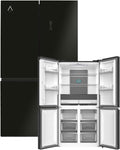 frigorífico, 182 cm, vidrio, negro, ALPHA, ALPHA Frigorifico Americano Pegasus Elite Pro-83, 4 Puertas