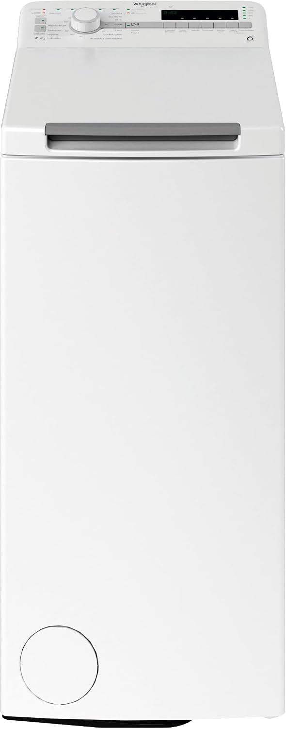 lavadora TDLR7220SS, 7 kg, blanco, Whirlpool