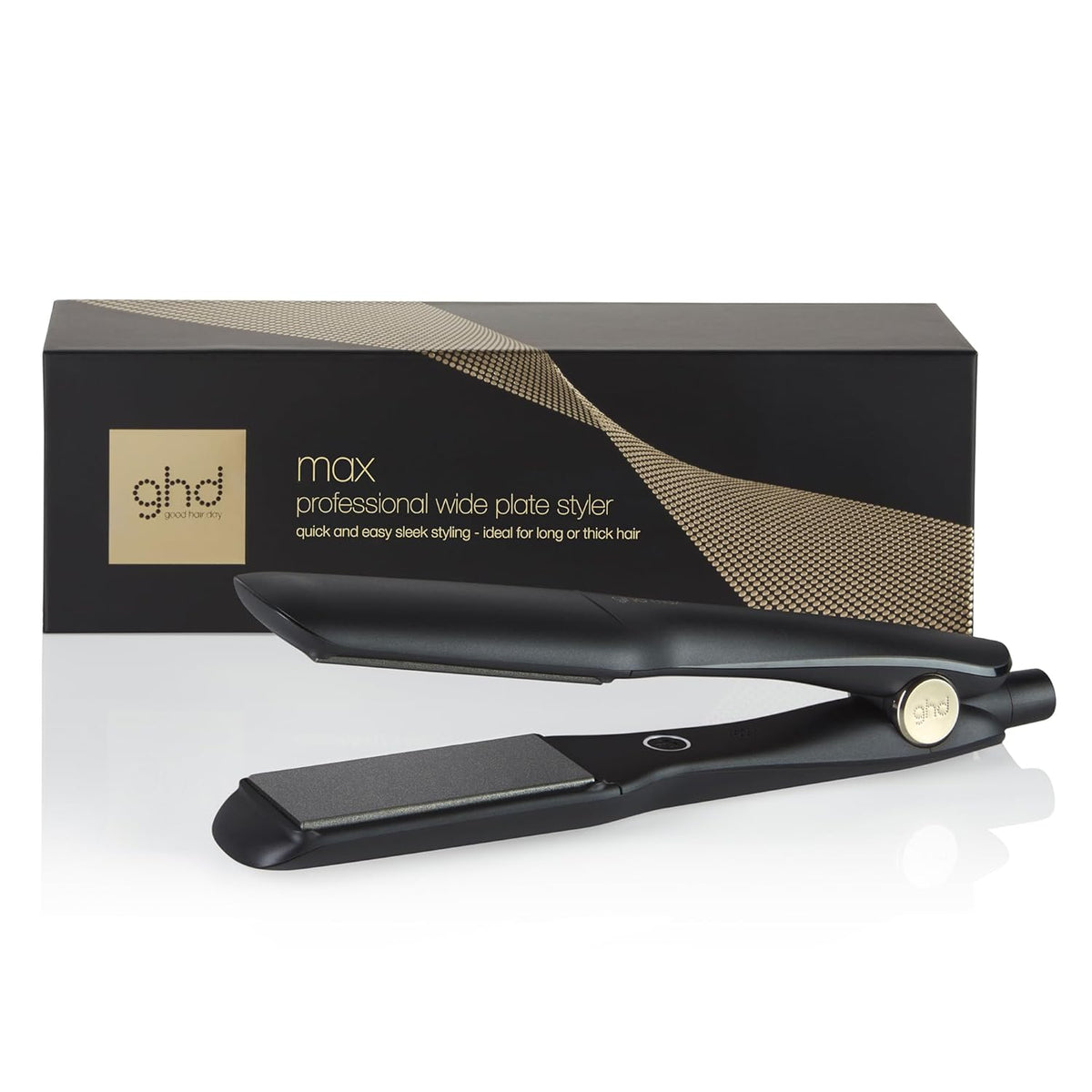 placa de inducción, Plana, ghd Max - Plancha de Pelo Profesional de Placas