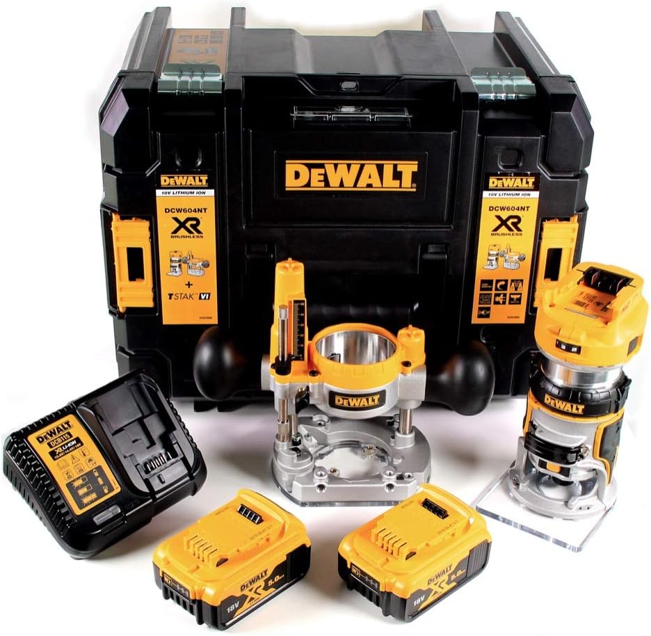 DEWALT DCW604P2-QW herramienta, 18V, inalámbrico, 0Ah con maletín TSTAK VI