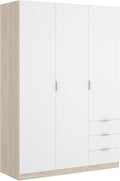 armario, 121 × 184 × 52 cm, con cajones, blanco, DEKIT GRUPO RIMOBEL, 121x184x52 cm