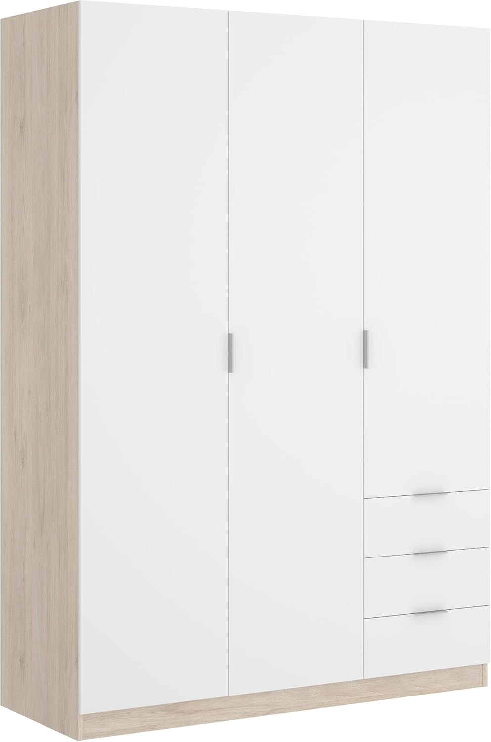 armario, 121 × 184 × 52 cm, con cajones, blanco, DEKIT GRUPO RIMOBEL, 121x184x52 cm