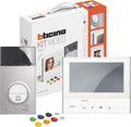 Interfonos, Bticino, BTICINO Kit Videoportero Classe 300X13E Monitor Placa de Calle, 7'' Bl