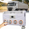 aire acondicionado, 24V, TYH, Aire Acondicionado Eléctrico De Techo para Autocaravanas, con Salida Giratoria De 360°, Aire 24V