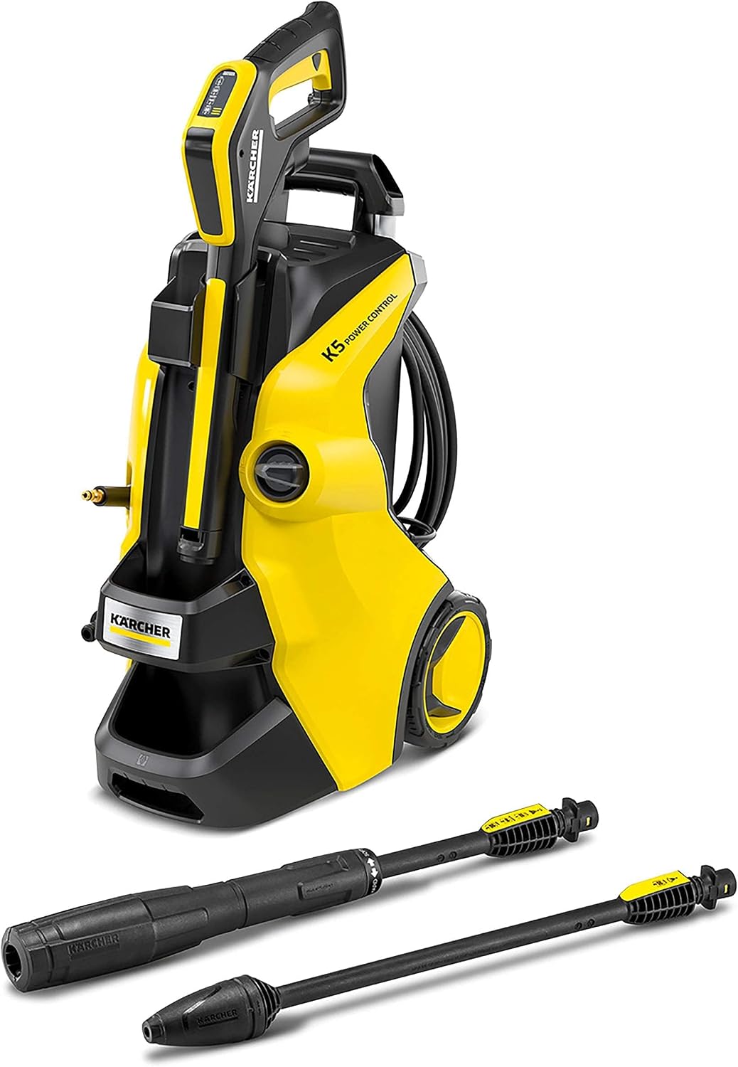 Kärcher Limpiadoras a presión, 500 l, 13 kg, Kärcher Hidrolimpiadora K 5 Power Control, presión: 145 Bar, caudal: 500 l/h, Rendimiento: 40 m2/h