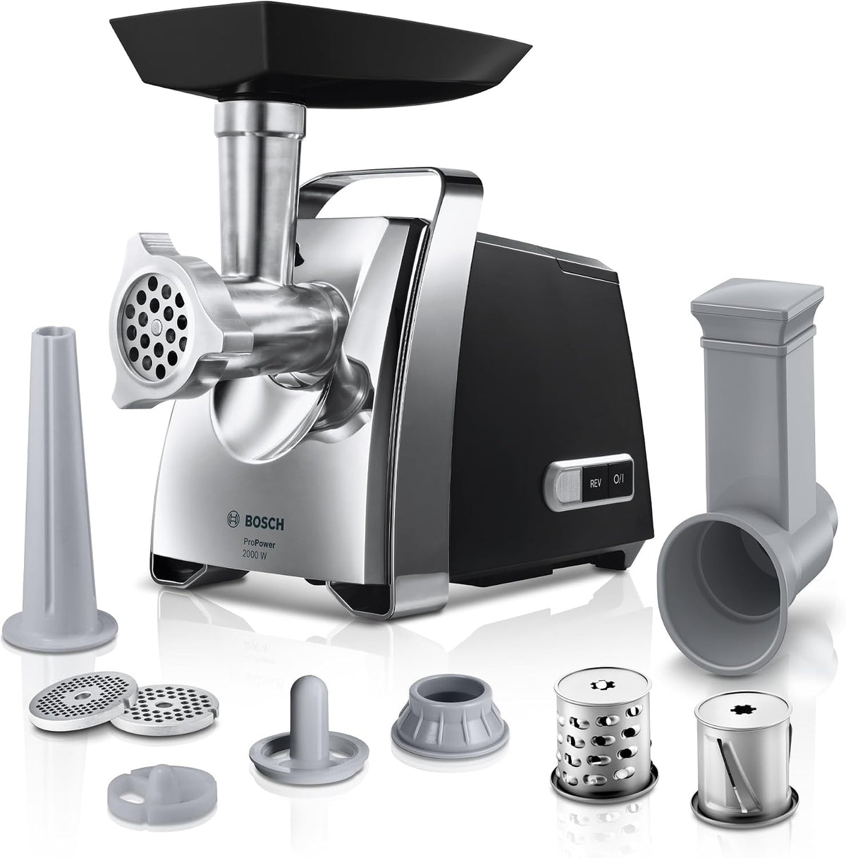 Bosch MFW67440 Picadoras de carne, 2000 W, negro