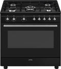 Cocinas independientes, para la cocina, Smeg, Cucina gas Smeg Cx91Gmbl Concerto