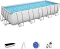 Bestway piscina, 132 cm, Bestway Power SteelTM 21' x 9' x 52' Rectangular Pool Set