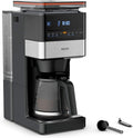 cafetera KM842810, 1,5 L, acero, vidrio, negro, KRUPS, capacidad XL (1