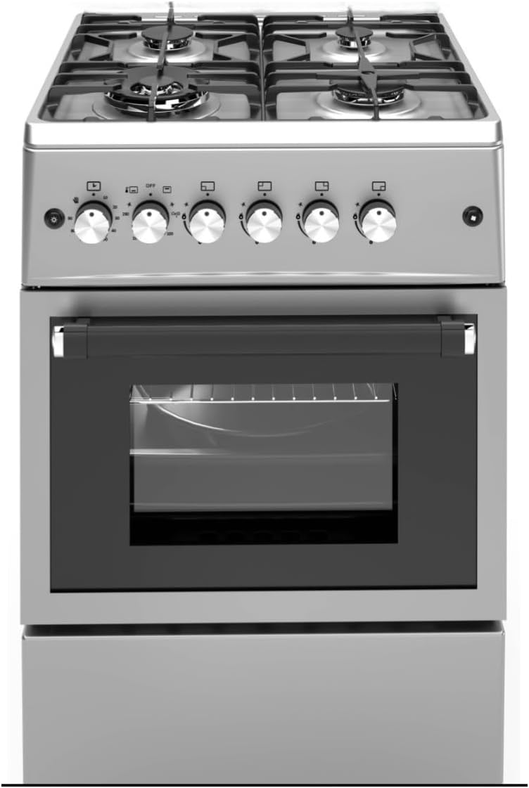 Cocinas independientes LUX-60, para la cocina, ALPHA, ALPHA Cocina de Gas VULCANO LUX-60 Inox. Encendido automático