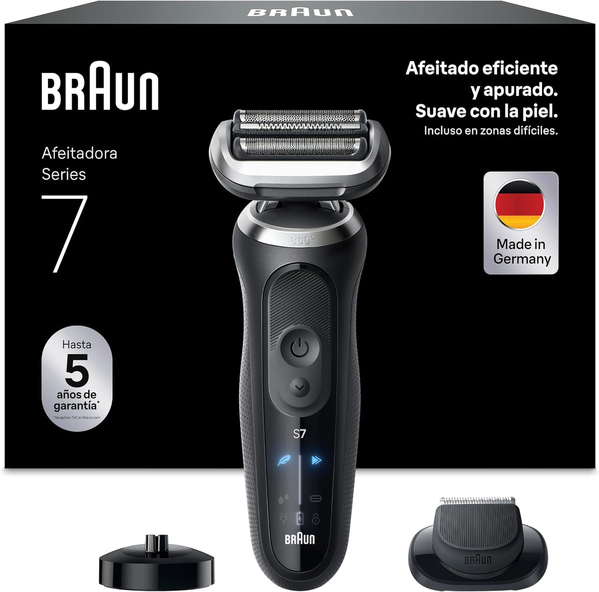 Braun N4200S Afeitadoras eléctricas de láminas para hombre, negro, 72-N4200S