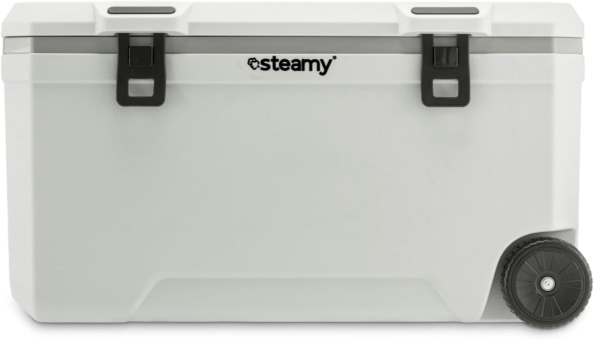 Neveras, blanco, Steamy, Steamy Marine 120 Nevera Pasiva con Ruedas, 120 litros