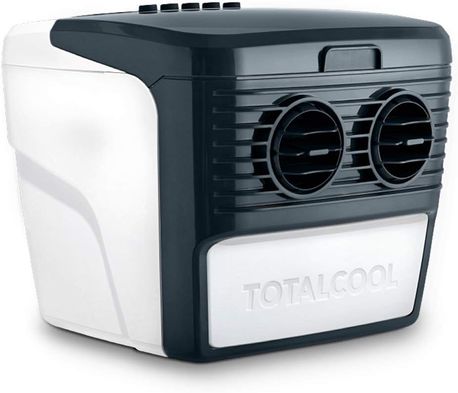 Aires acondicionados móviles, 250 mm, blanco, Totalcool, TotalCool Enfriador de aire portátil 3000, 12 voltios y alimentación de red