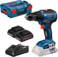 Bosch Atornilladores, 18V, inalámbrico, 1800 rpm, incl. 2 baterías ProCORE18V 4.0Ah, cargador rápido GAL 18V-40, bandeja para L-BOXX