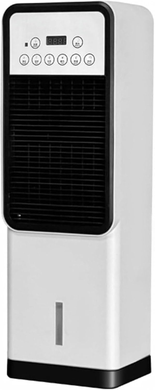 aire acondicionado, con iluminación LED, con mando a distancia, HOUXINZ, 3 Velocidades de Viento y Temporizador 24 Hora