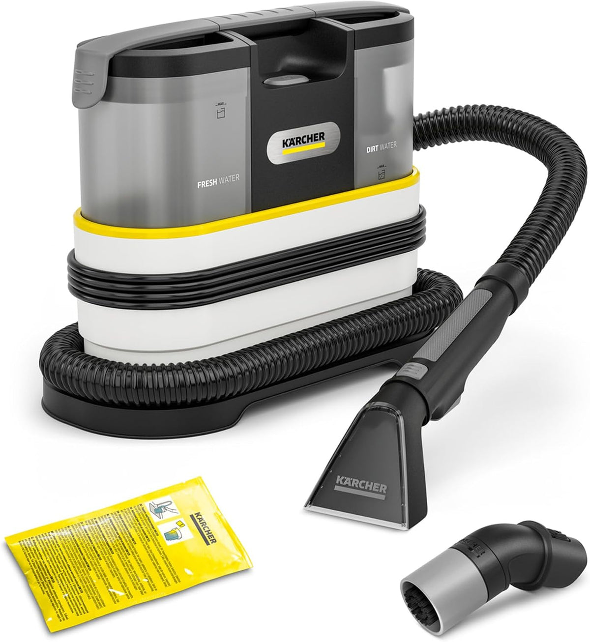 Kärcher aspirador, 75 mm, 450 W, 1,5 l, 4,2 kg, Kärcher lava-aspiradora SE 2 Spot Care, potencia: 450 W, depósito de agua limpia: 1, superficie: 2