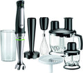 Braun MQ7087X batidora, 1,5L, 1000 W, negro, Braun Minipimer 7 - Batidora de Mano con Tecnología SplashControl, Procesador 1, Vaso 600 mL