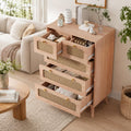 armario, 60 × 34 × 91 cm, con cajones, madera maciza, CXHLXYR, Cajonera de 5 cajones, 60x34x91 cm