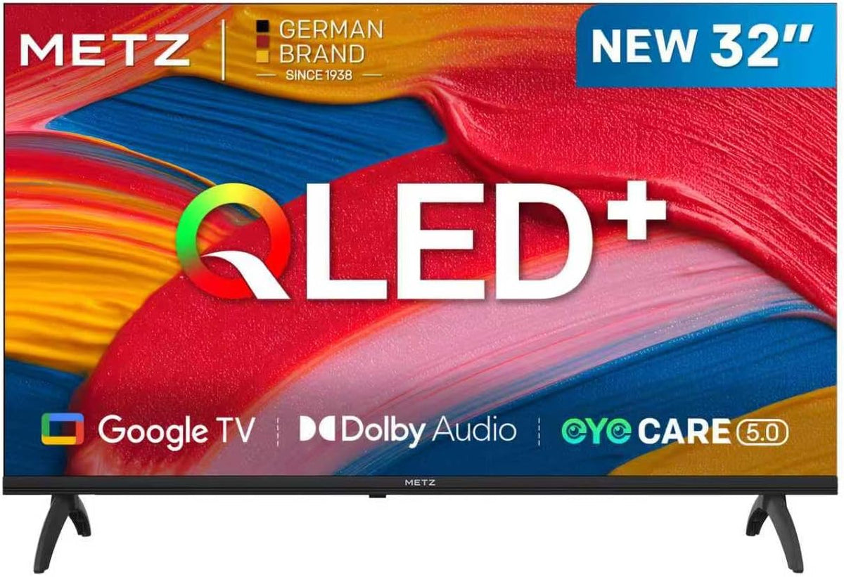 Smart TV HDR10, control inteligente, negro, Metz, 32MQF7000Z, Smart TV 32 Pulgadas, Bluetooth 5.1, Negro (DVB-T/T2/S/S2/C ATV, Ci+) 2025