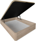 Canapés, 28 cm, Somnia Descanso, - Canapé Abatible XL Reforzado Gran Capacidad con Tapa