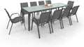 silla, 240 cm, gris, para el jardín, para el salón, IDMarket