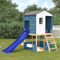 Toboganes independientes, 175 × 38 × 23 cm, azul, Homgoday, Homgoday Tobogán Infantil Polipropileno Azul 175x38x23 cm