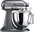 KitchenAid Robots de cocina, 4,7L, plata, para la cocina, 7L con accesorios Plata medallón