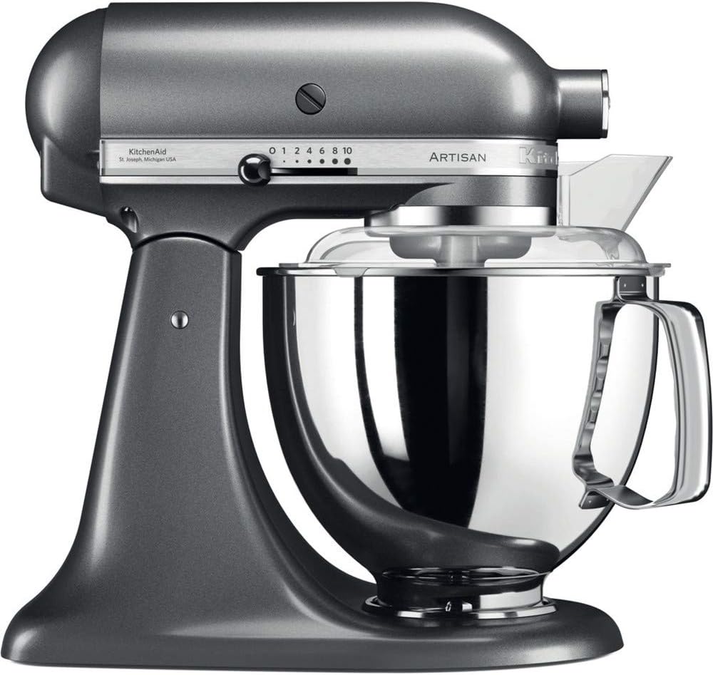 KitchenAid Robots de cocina, 4,7L, plata, para la cocina, 7L con accesorios Plata medallón