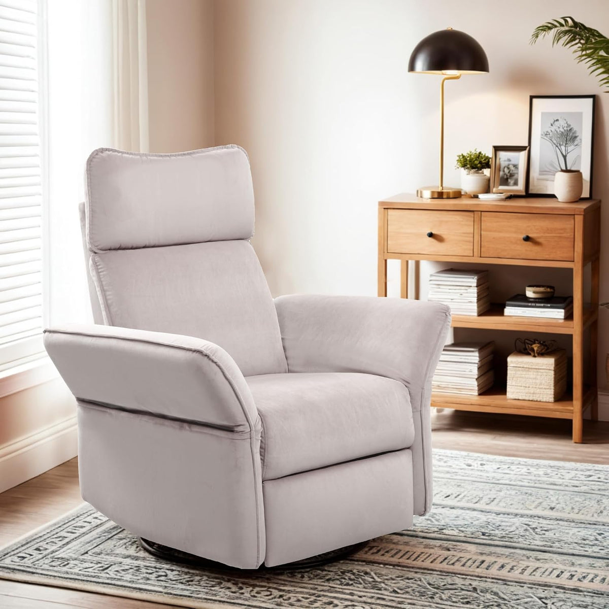 sillón XR8, regulable, beige, para el salón, FLEXISPOT, Sillon Eléctrico con Función Reclinable, Reposacabezas 3D