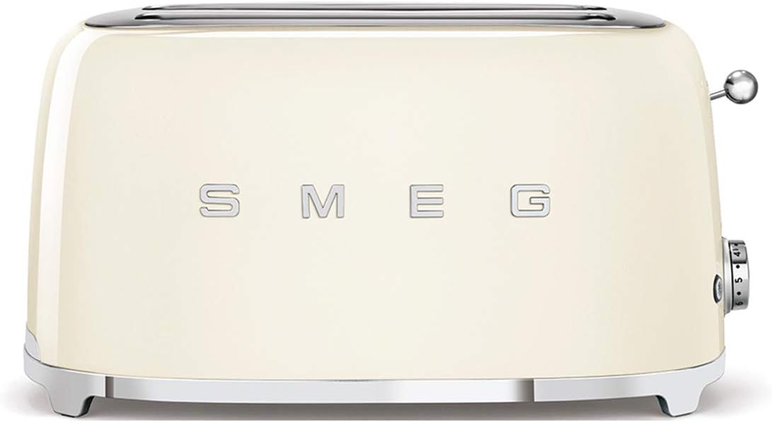 tostadora TSF02CREU, 36 mm, Smeg, SMEG TSF02CREU, Tostadora de 4 rebanadas 50's Style