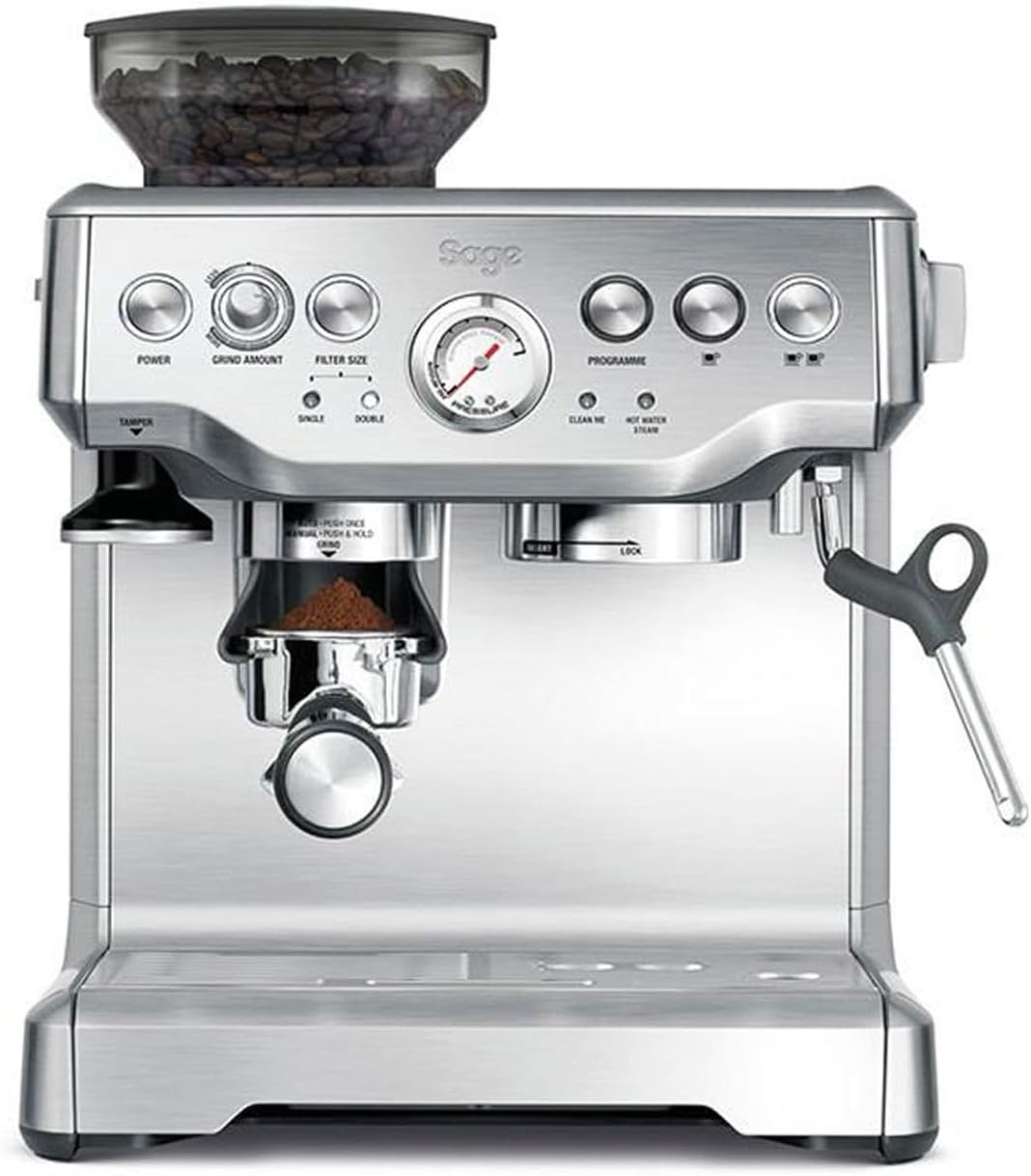 cafetera, acero inoxidable, Sage, Cafetera con Molinillo