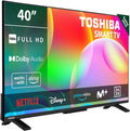 Toshiba Smart TV, control inteligente, con Resolución Full HD (1920 x 1080), Compatible con Asistente de Voz Alexa y Google