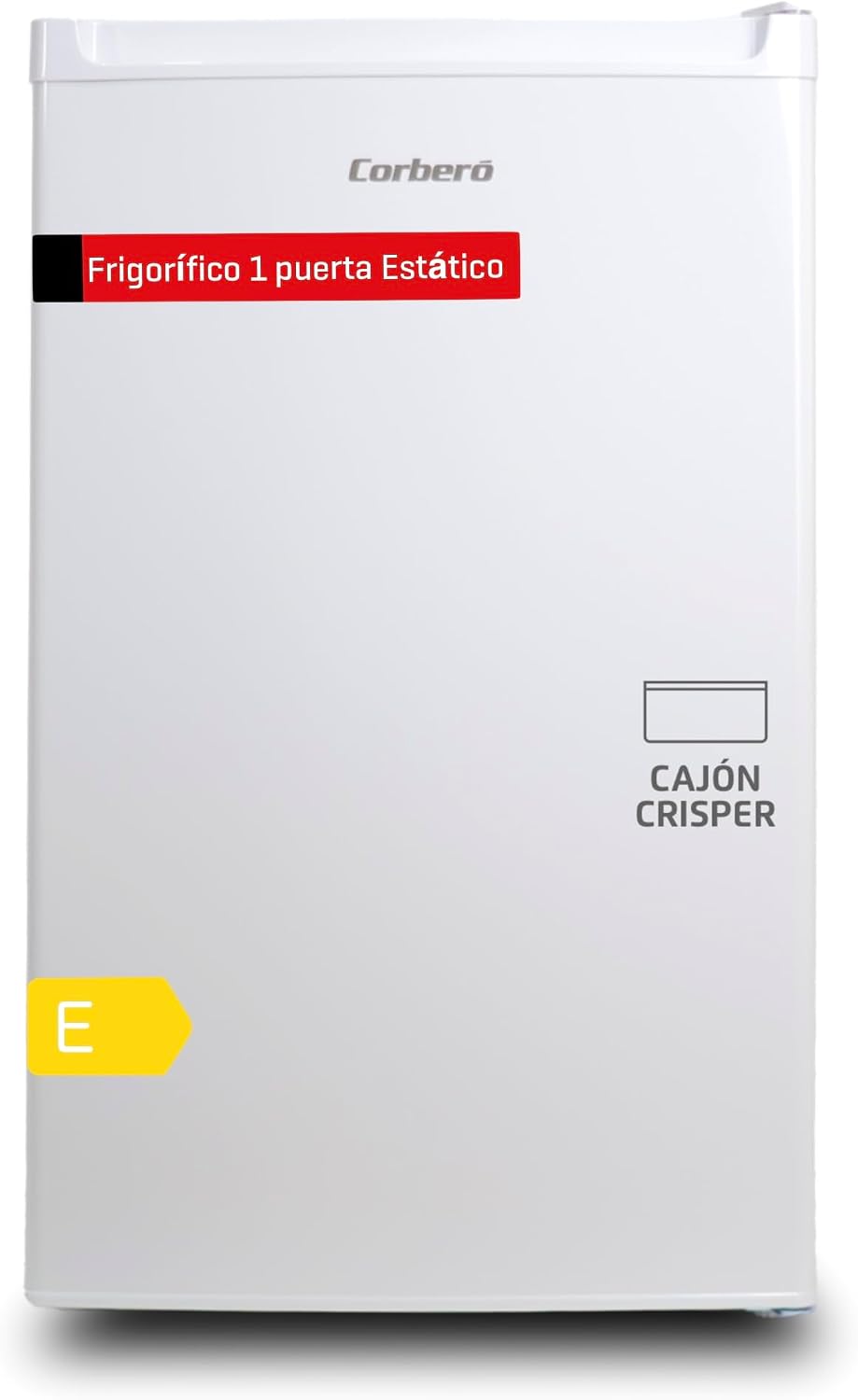 frigorífico CF1PH854W, 84cm, 102L, 14L, con estantes, vidrio, blanco, Corbero