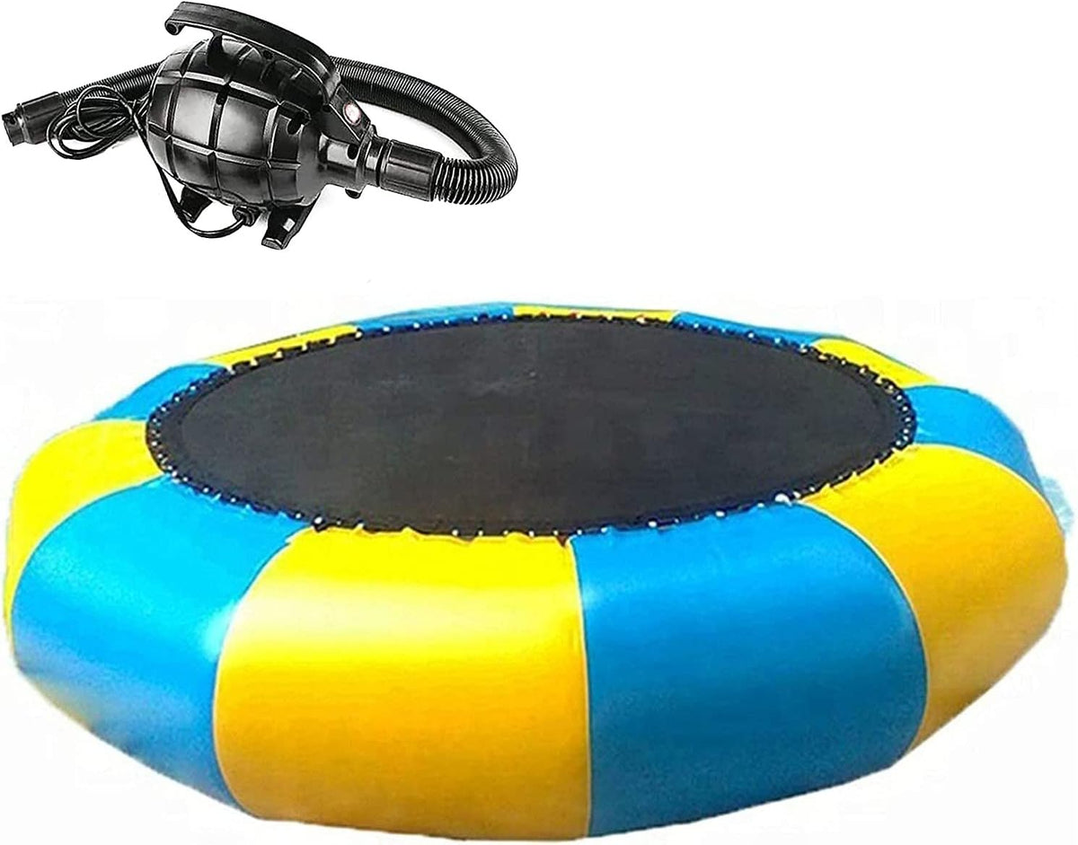 piscina, plata, WEDSFC, 6.50ft, Trampolín De Agua Inflable Plataforma De Natación De Rebote