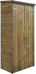 armario, 85 × 48 × 177cm, con estantes, madera, para el jardín, Tidyard, FSC Madera de Pino 85x48x177cm