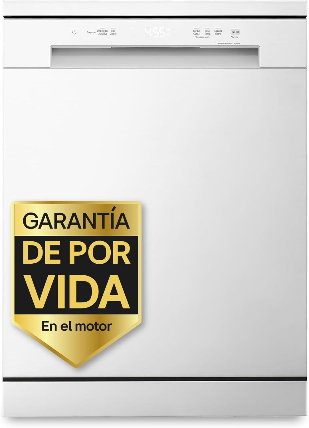 LG DF142FW lavavajillas, con iluminación LED, blanco, LED Táctil