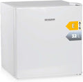 Severin Congeladores verticales, 50 cm, 32L, con estantes, vidrio, blanco